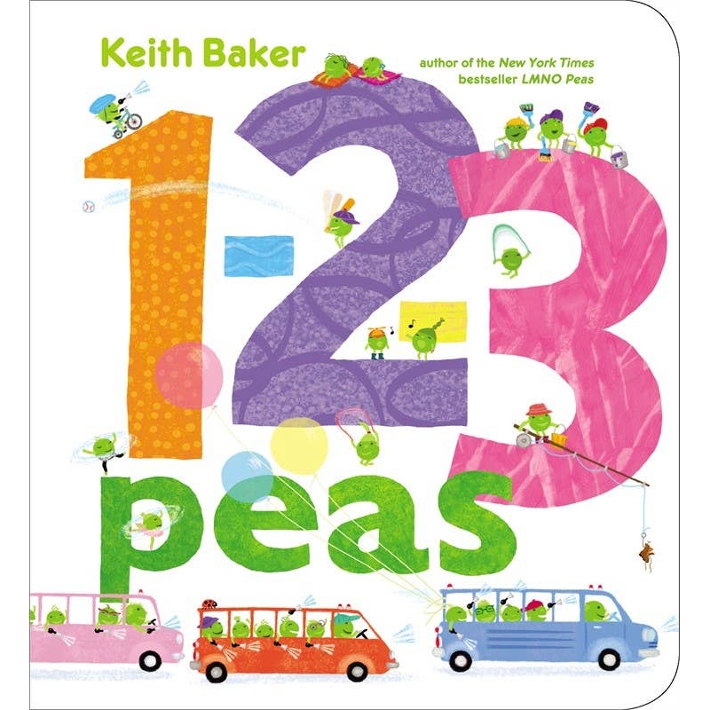 1-2-3 Peas English Board Books; 36 pages