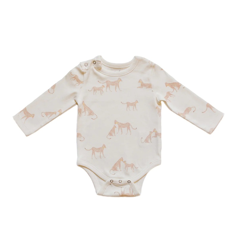 CHEETAH ONESIE 3-6m