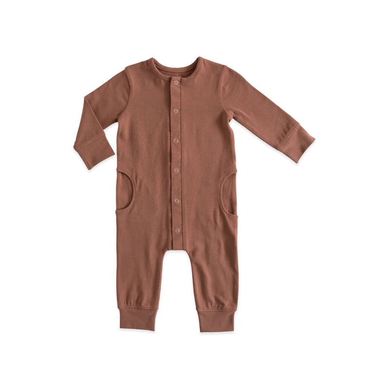 ESSENTIAL ROMPER – clay 3-6m