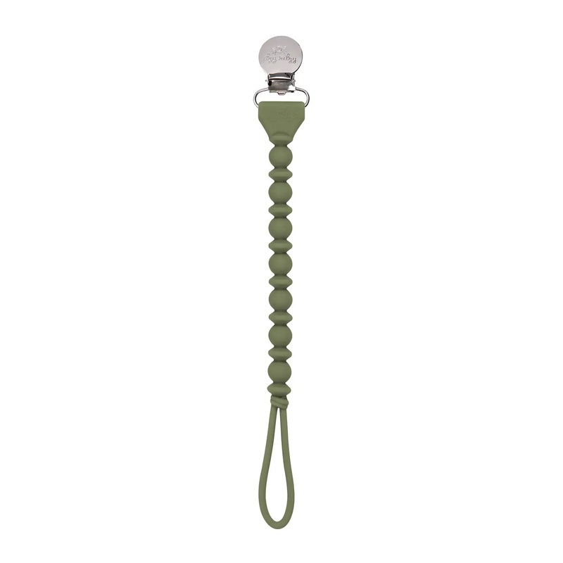 PACIFIER CLIP – multiple colors WHITE