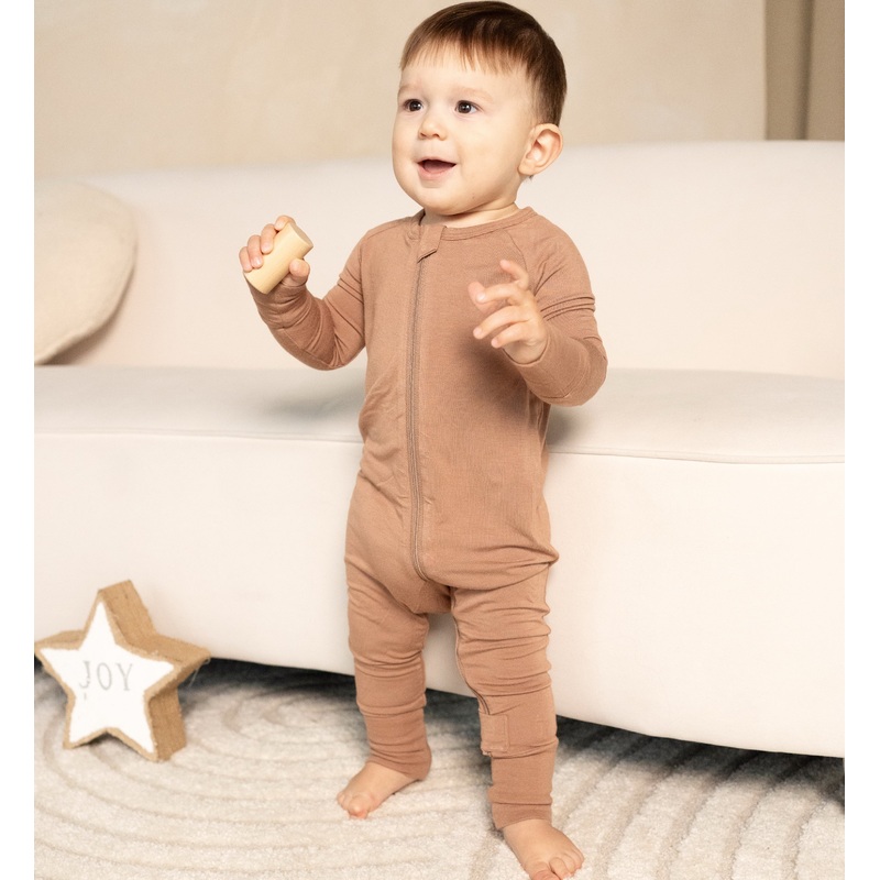 Bamboo 2 way Zippy Romper 0-3M Sky