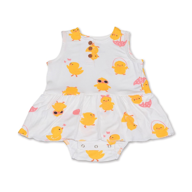 Bamboo Skirt Bodysuit 0-3m Boho Surf