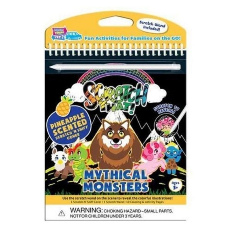 Scratch Wonder Activity Book Mythical Monsters
