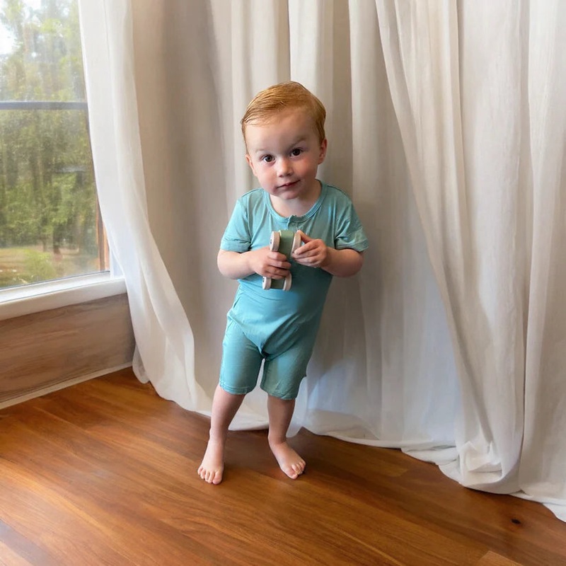 Bamboo Shorties One Piece 0-3M Wild Rose