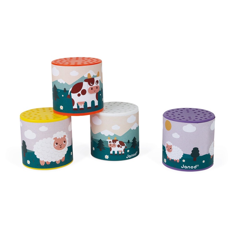 Moo and Baa Noisemaker Cow – Orange