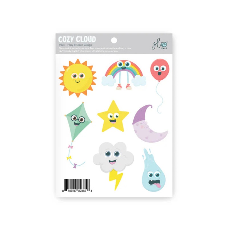 Peel & Cling Stickers Bubblegum