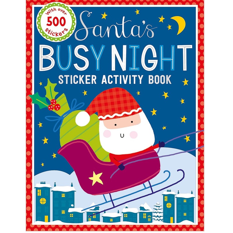 Santa’s Busy Night Sticker Activity Book
