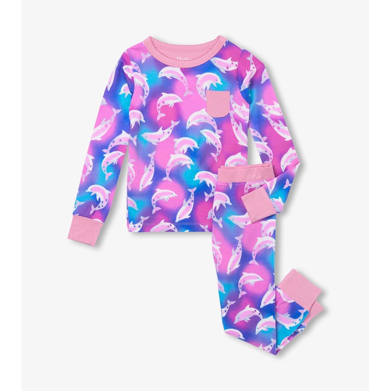 Dolphins Bamboo Pajama Set 2