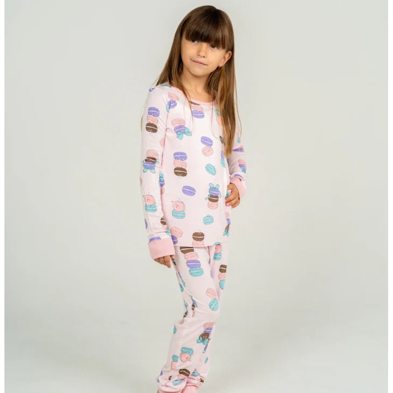 Bamboo Long Sleeve Pajama Set 2T Pumpkin Farm
