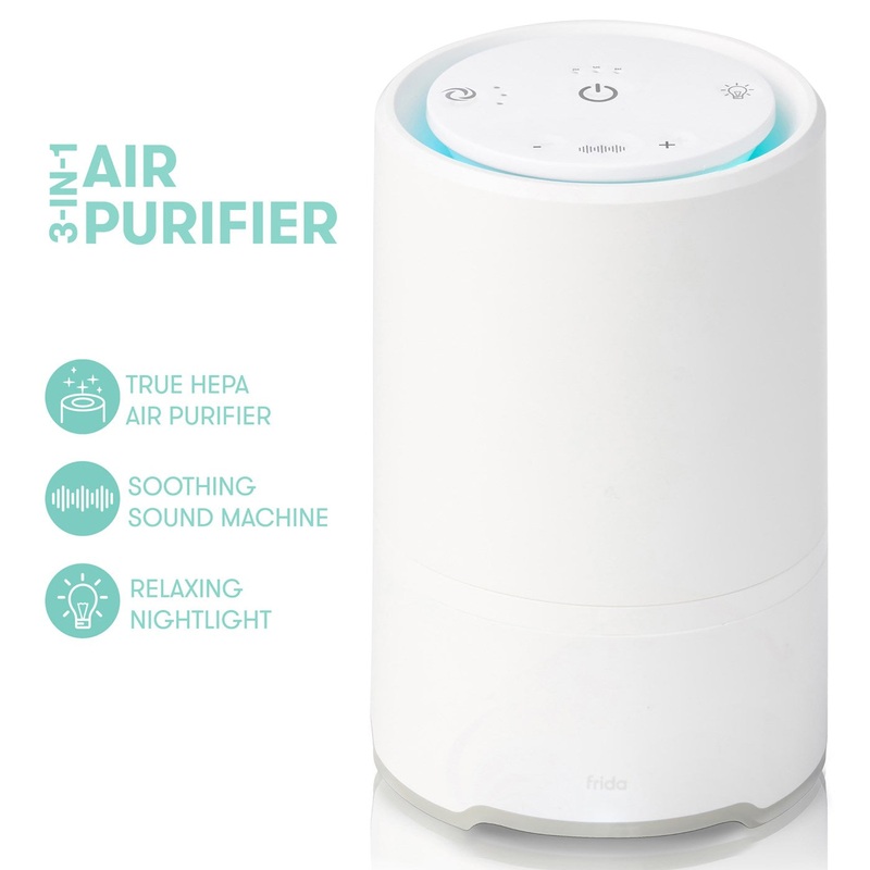 3 in 1 Air Purifier Sound Machine Nightlight