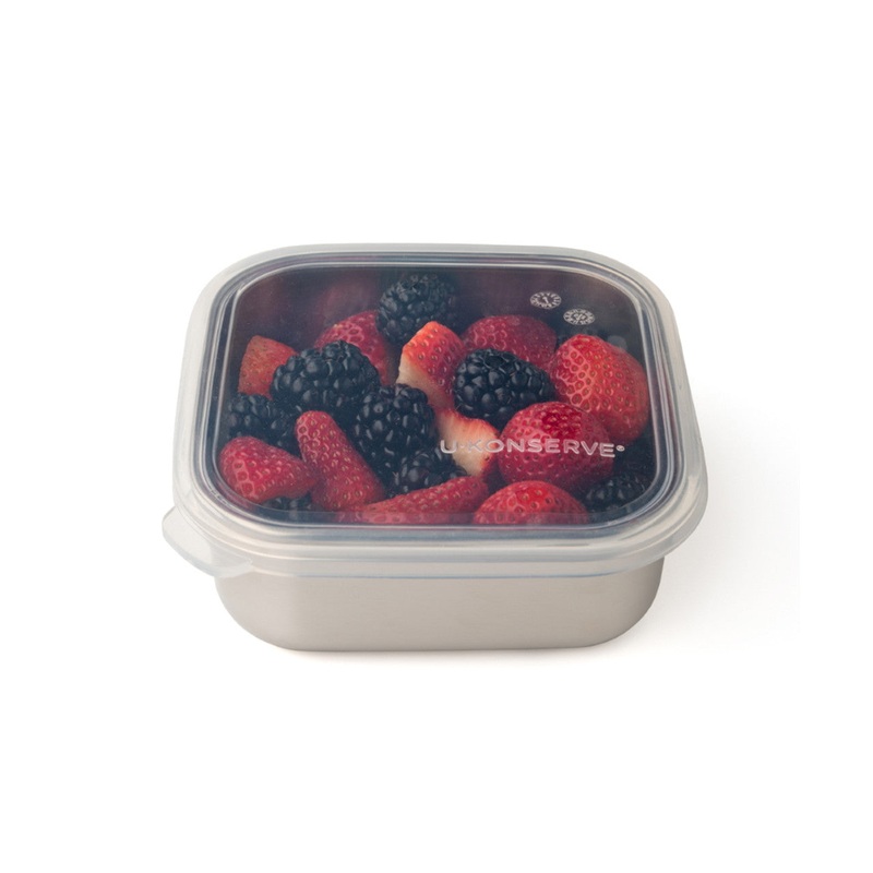 15oz Stainless Steel Food Storage Container Clear