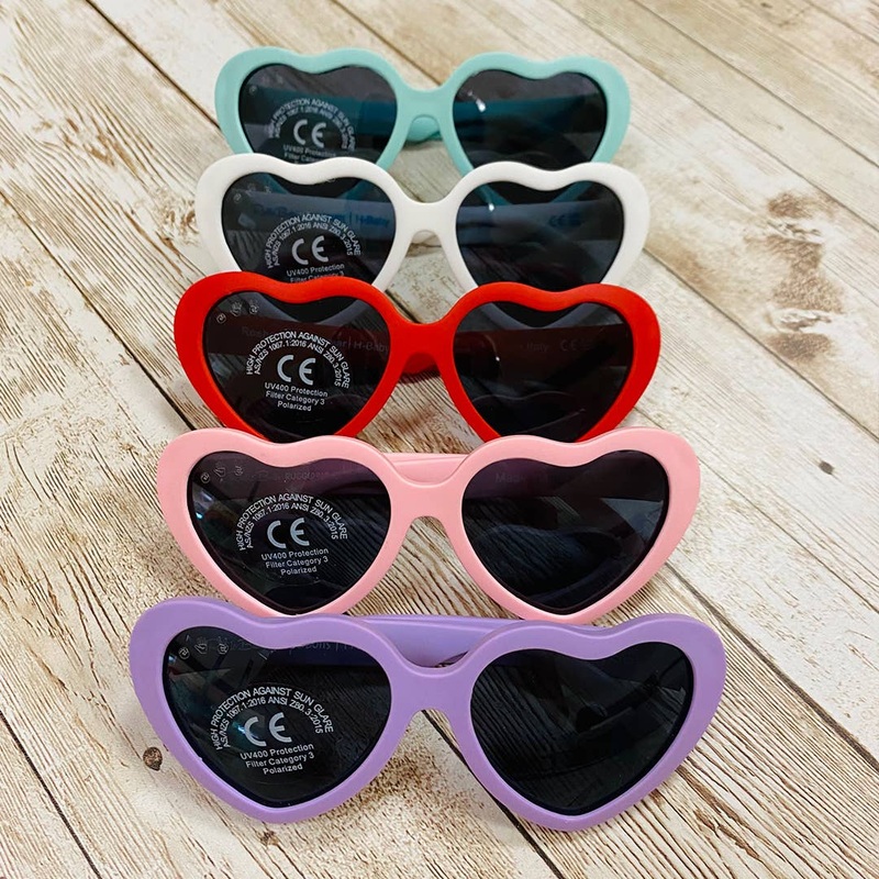 Heart Sunglasses Junior Mint – Grey Lens