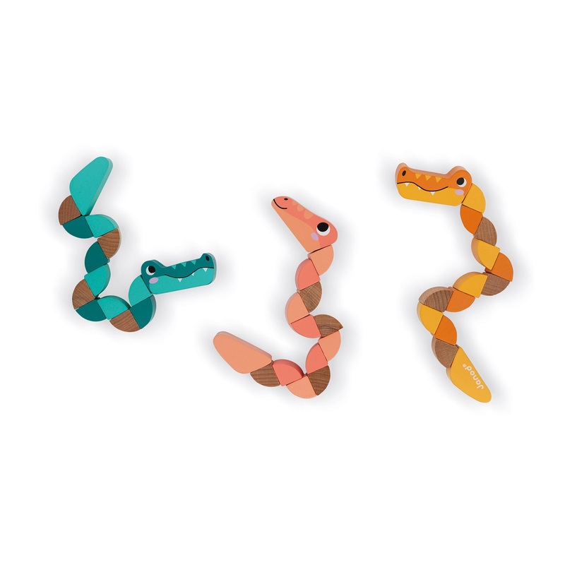 Articulated Crocodile Pink