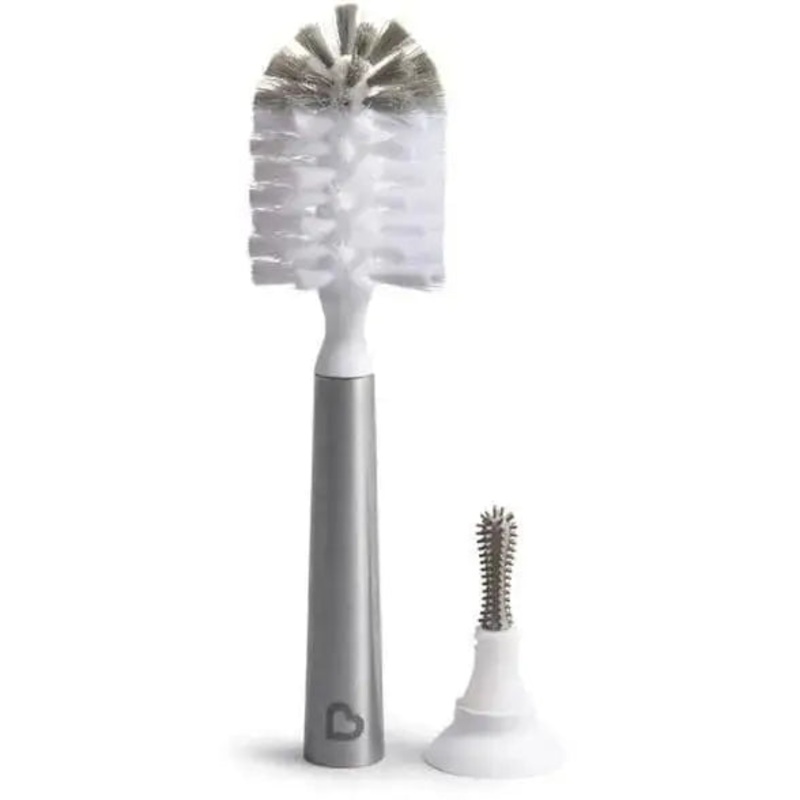 Munchkin Shine Stainless Steel Bottle Brush & Refill Brush Head