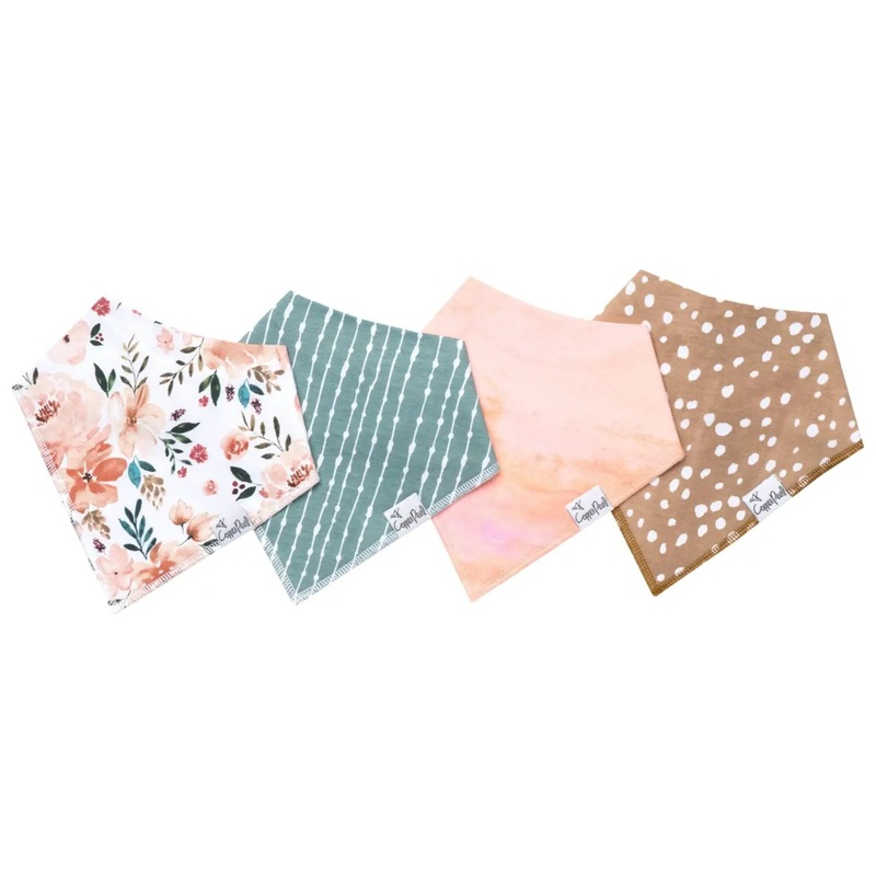 Copper Pearl Bandana Bib 4pk Autumn