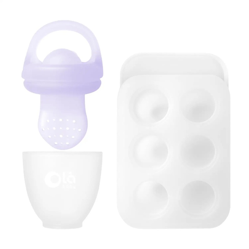 Olababy Infant Food Feeder Set Lilac