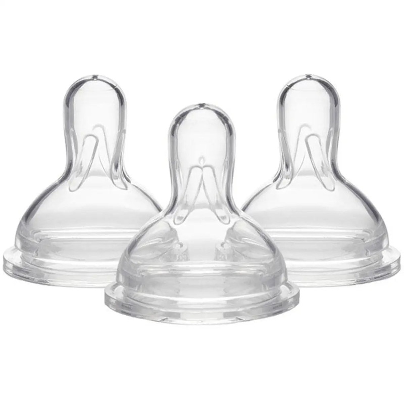 Medela Wide Base Nipple – 3pk Slow Flow