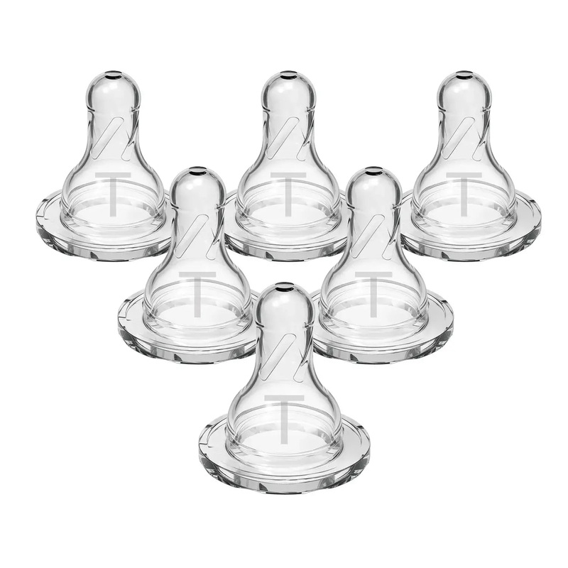 Dr. Brown’s Level T Natural Flow Narrow Bottle Nipples – 6 pack
