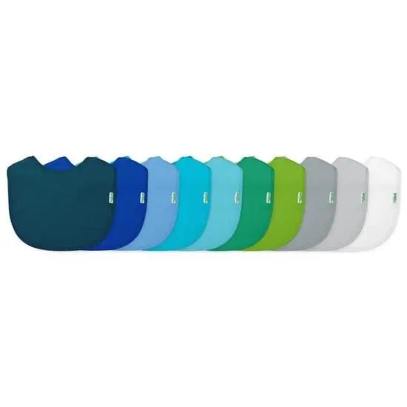 iPlay Waterproof Terry Bib 10pk Blue