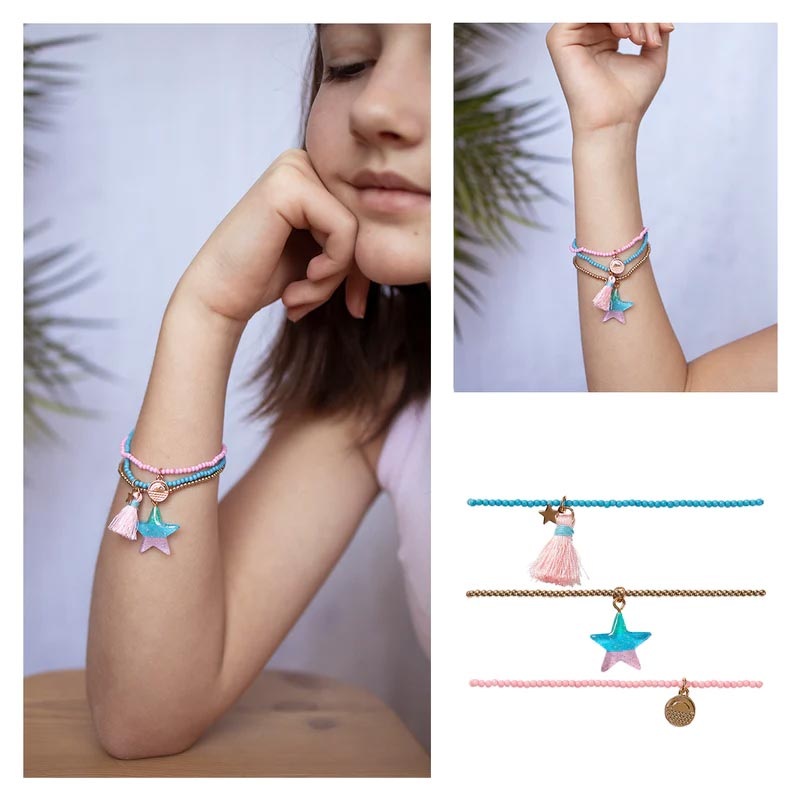 *Calico Sun Belinda Bracelets – Star (Set of 3)
