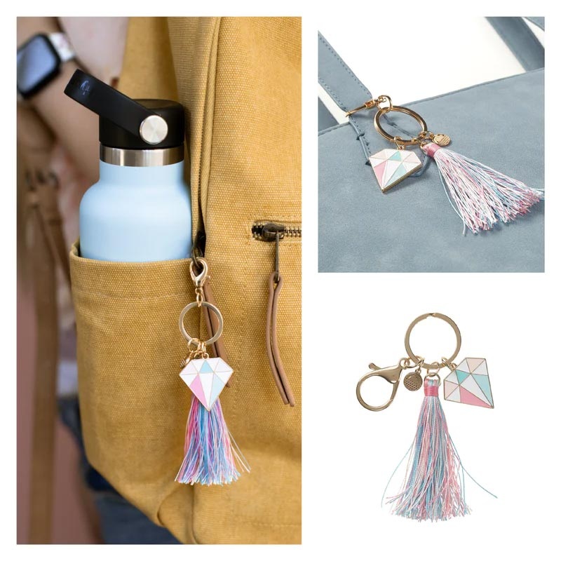 *Calico Sun Carrie Keychain – Gem