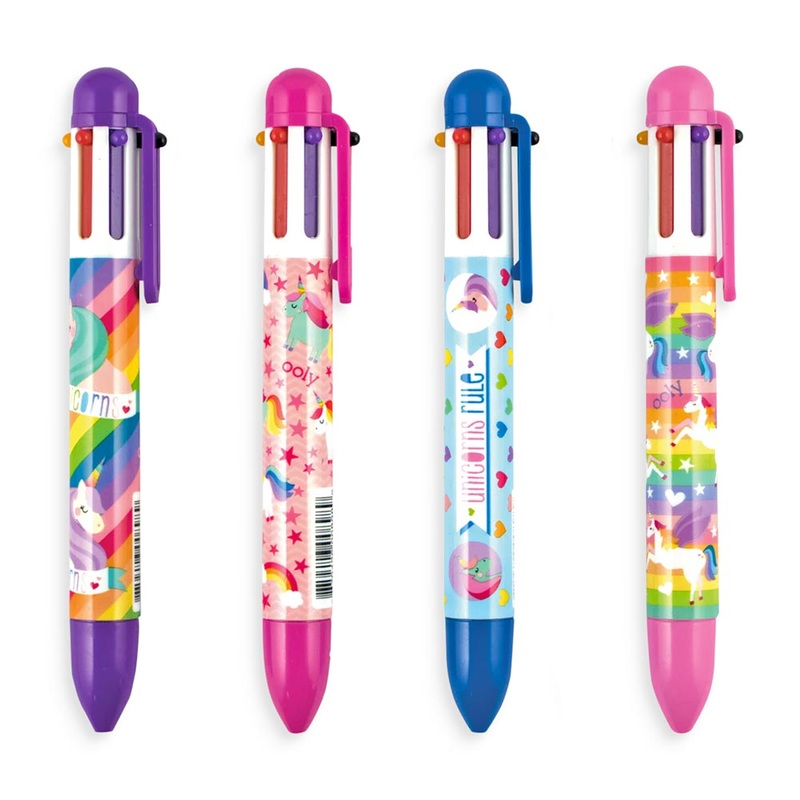 *Ooly 6 Click Pen – Unique Unicorns Blue