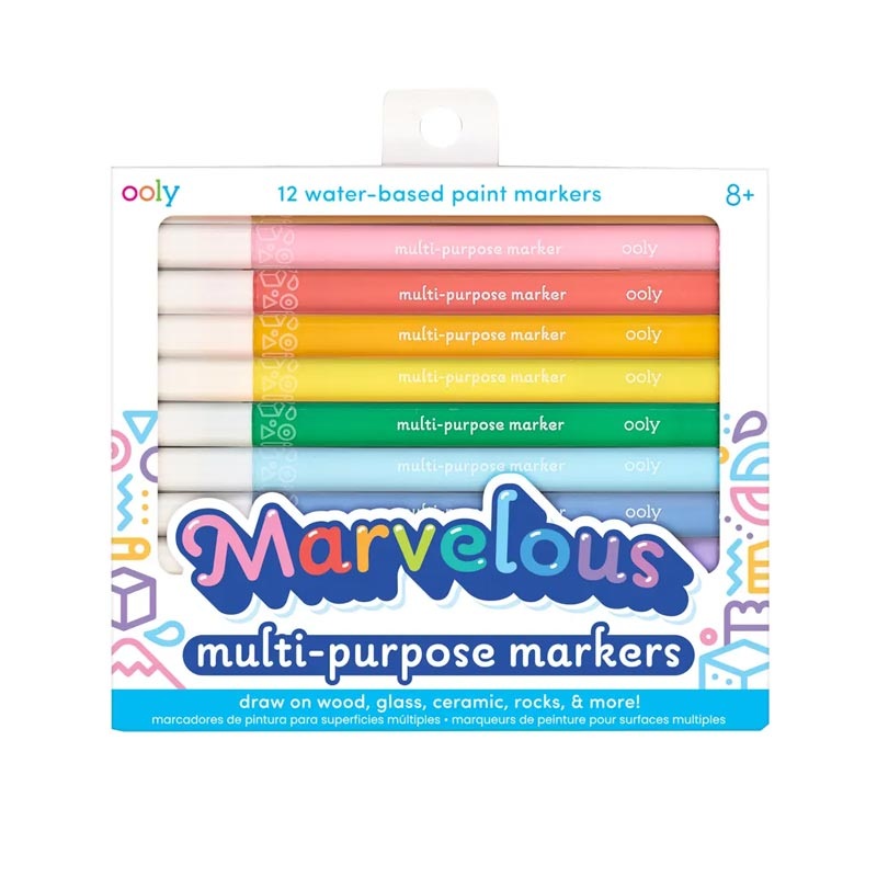 *Ooly Marvelous Multi-Purpose Paint Markers – Set of 12