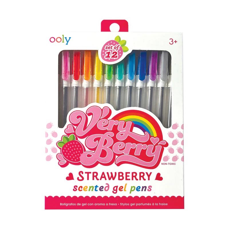 *Ooly Very Berry Scented Gel Pens – Set of 12