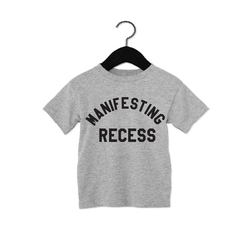 Portage and Main Tee – Grey Manifesting Recess  (Size Youth Large) *CLEARANCE* Youth Large