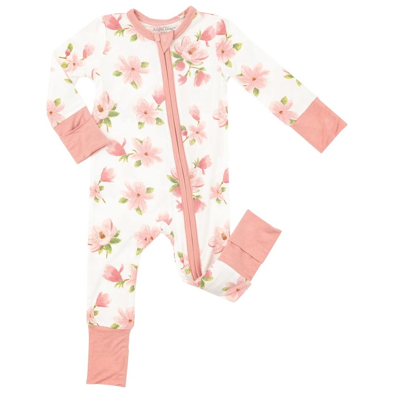 Angel Dear 2-Way Zipper Romper – Sweet Magnolias (Size 18-24m) 18-24m