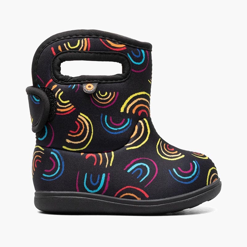 Bogs Baby Bogs II Waterproof Boots – Wild Rainbows (Size 10) 10