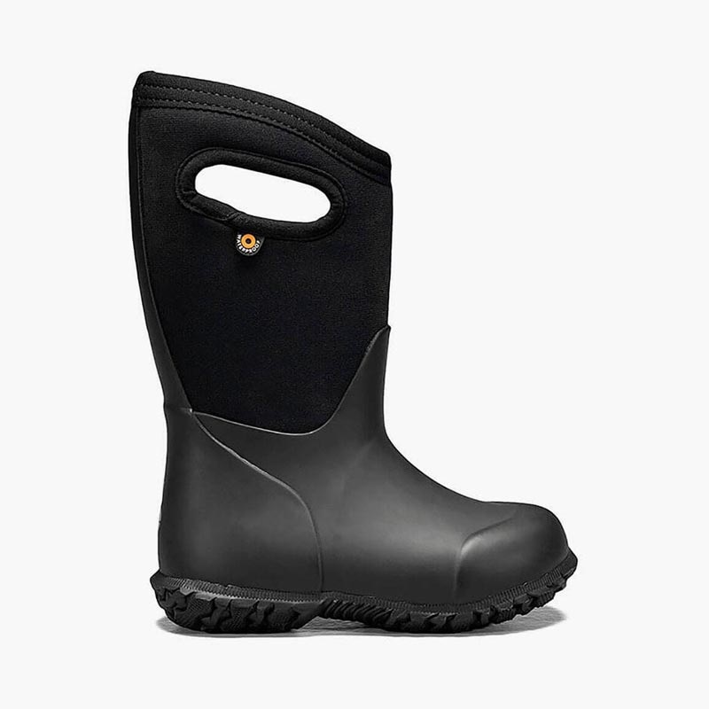 Bogs York Solid Kids’ Insulated Rain Boots – Black (Size 8) 8