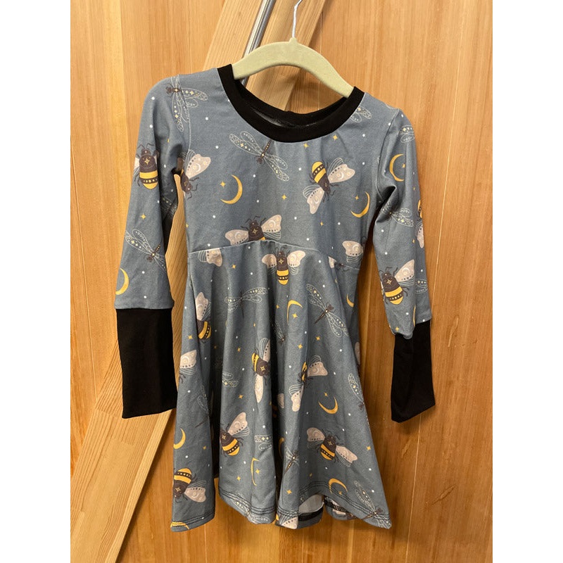 Gro by Zo Grow with Me Dress – Bees and Dragonflies (Size 3-6y) 3-6y