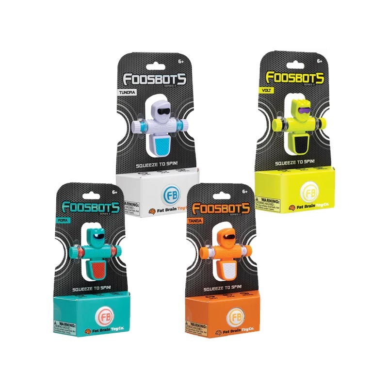 *Fat Brain Toys Foosbots Series 2 Tanga (Orange)