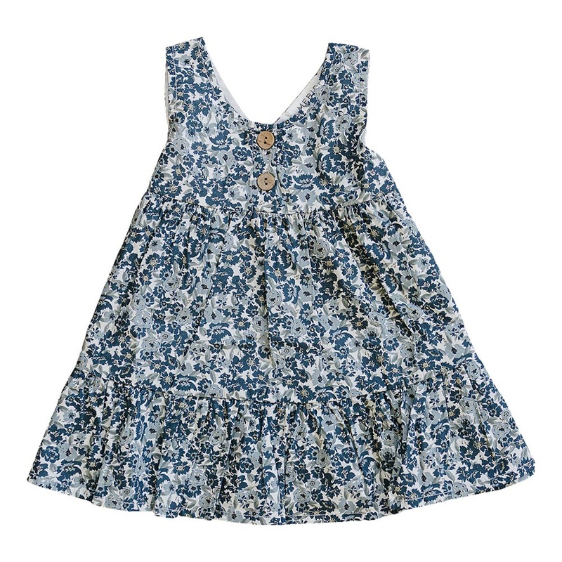 Mebie Baby Liberty Floral Tank Dress (Size 3t) 3t