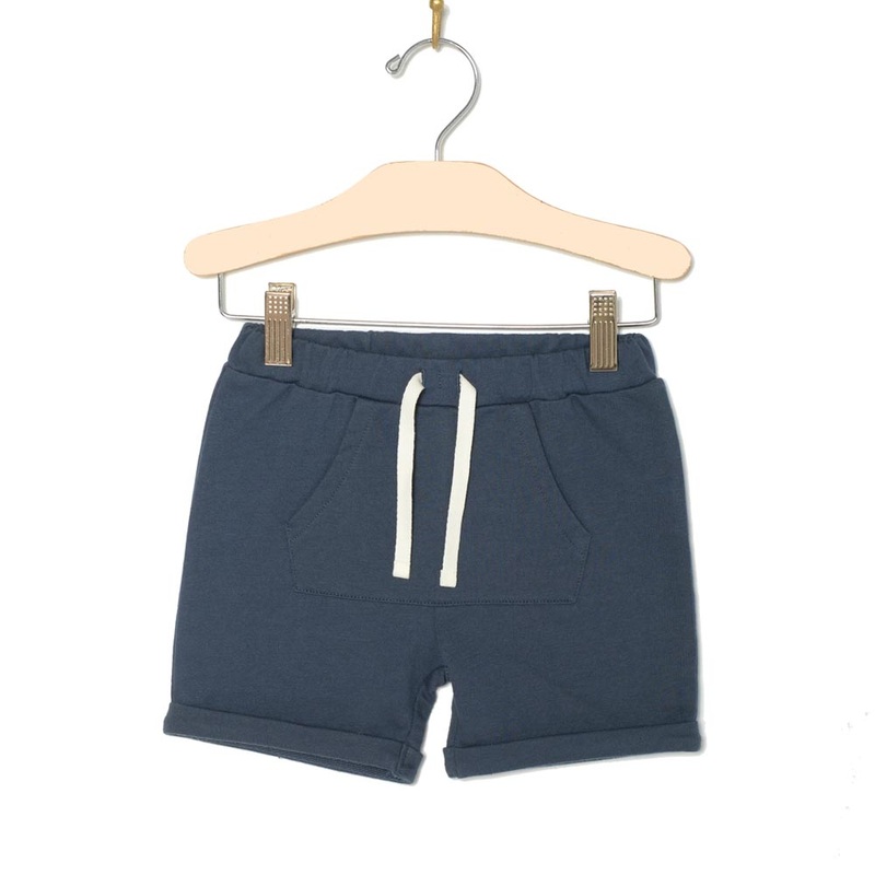 City Mouse Kangaroo Pocket Shorts – Indigo (Size 6y) 6y