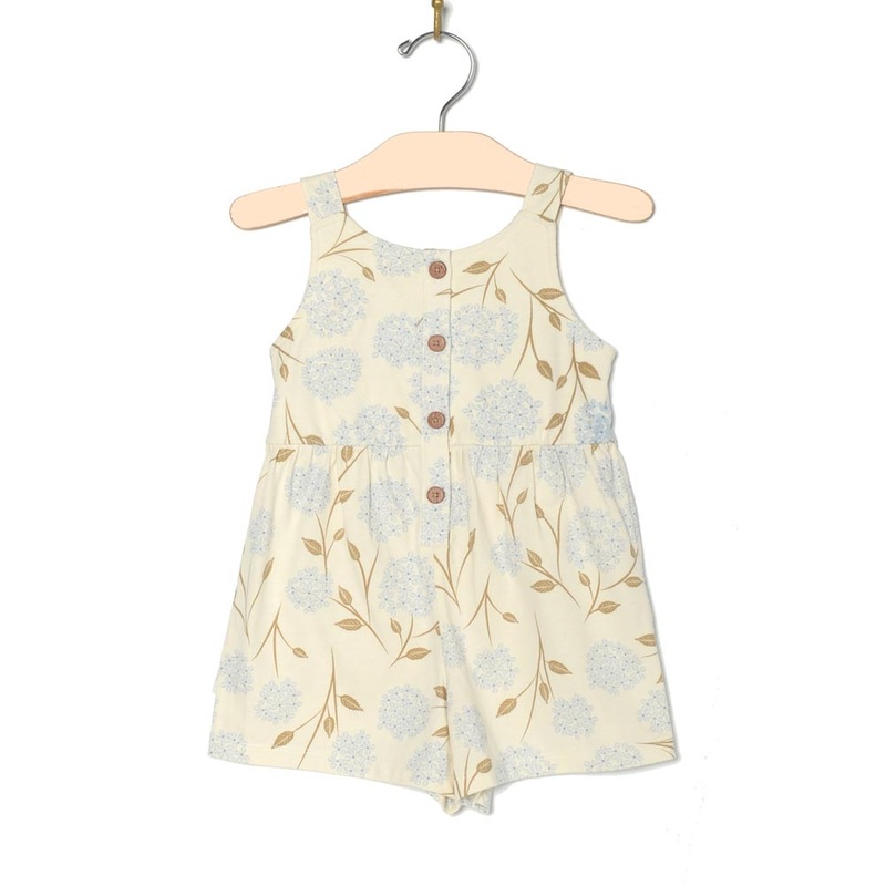 City Mouse Tank Romper – Hydrangea (Size 6y) 6y