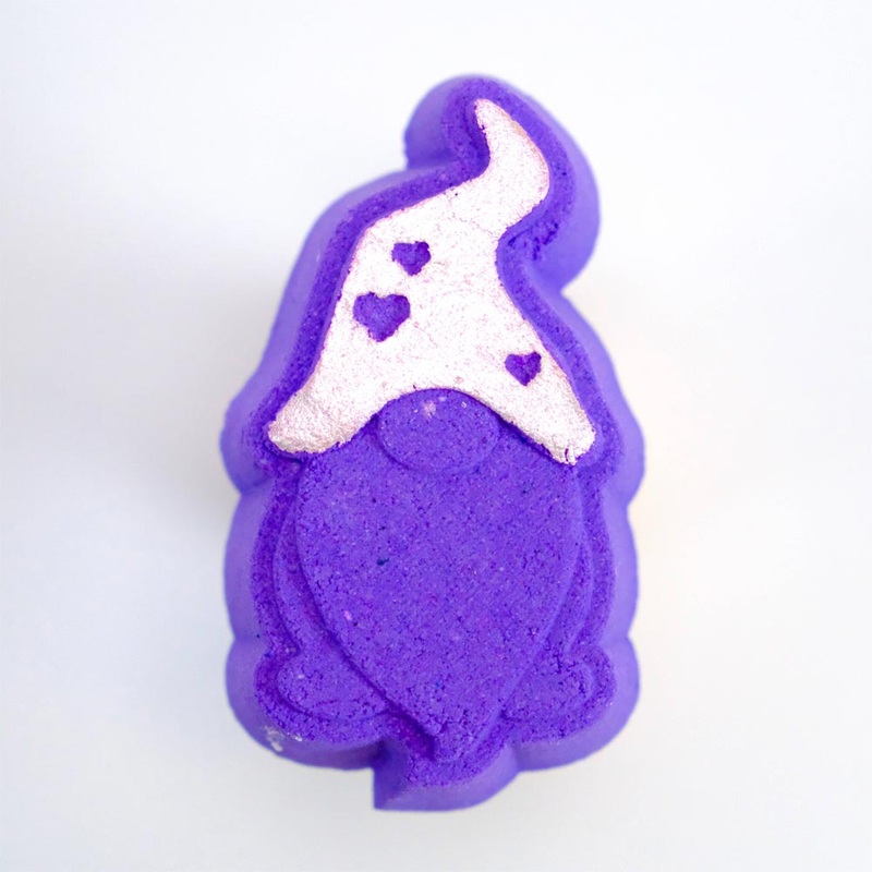 *Happy Hippo I Gnome You Love Me Bath Bomb – Purple