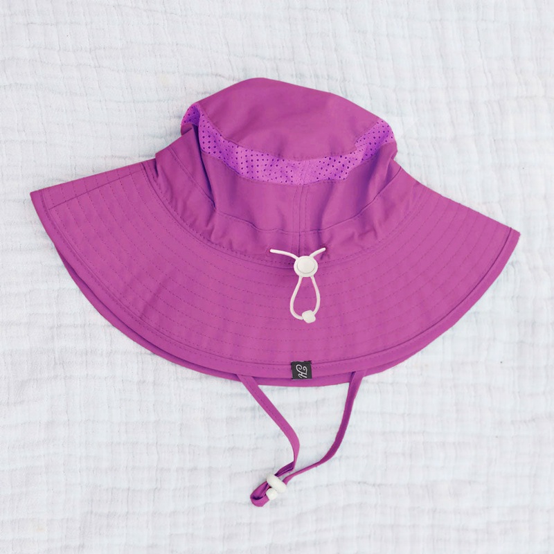 Honeysuckle Swim Co. Bucket Sunhat – Bright Magenta Small (3m-1y)