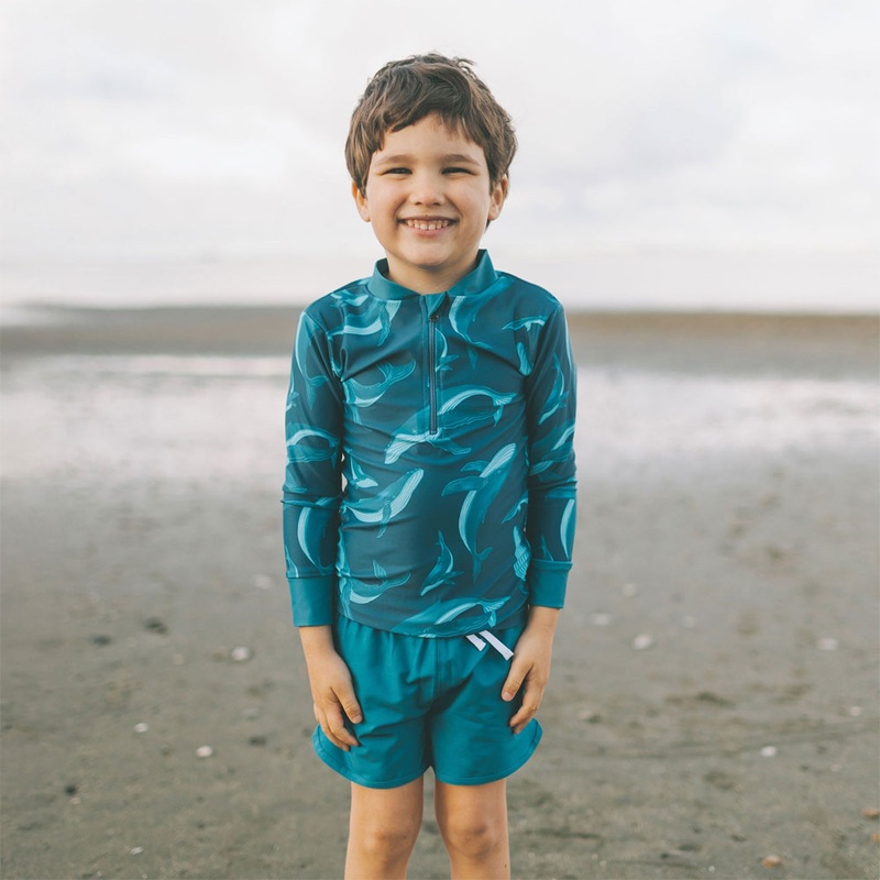 Honeysuckle Swim Co. Kid’s Trunks – Marine Blue 2/3y