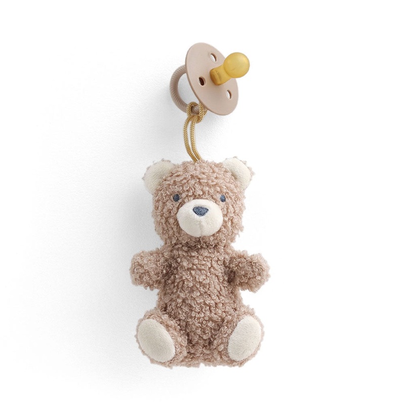 *Itzy Ritzy Bitzy Pal Natural Rubber Pacifier & Lovey – Theo the Bear