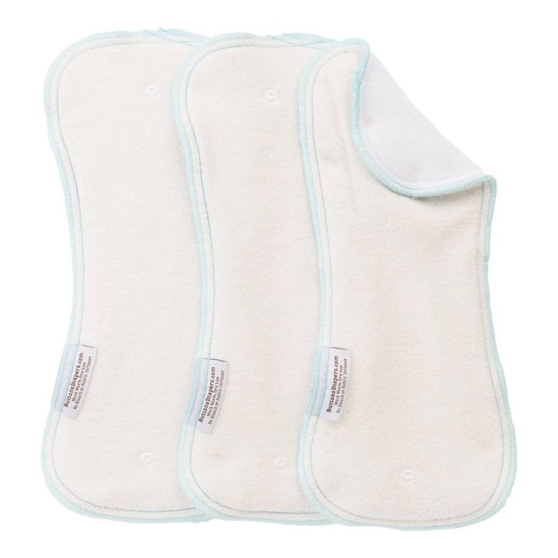 Buttons Hemp/Cotton Daytime Inserts – 3 Pack Small (9-20lbs)