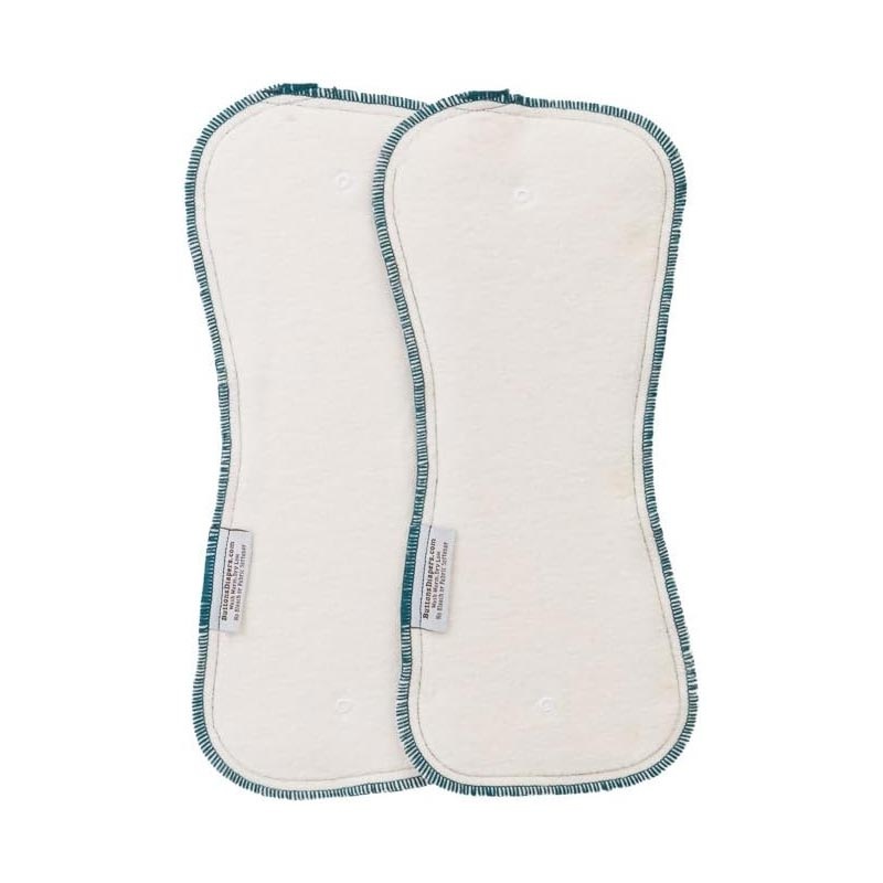 Buttons Hemp/Cotton Nighttime Doublers – 2 Pack Small (9-20lbs)