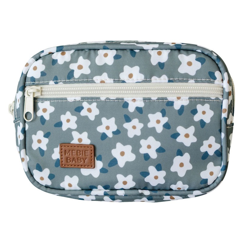*Mebie Baby Mini Fanny Pack – Green Floral