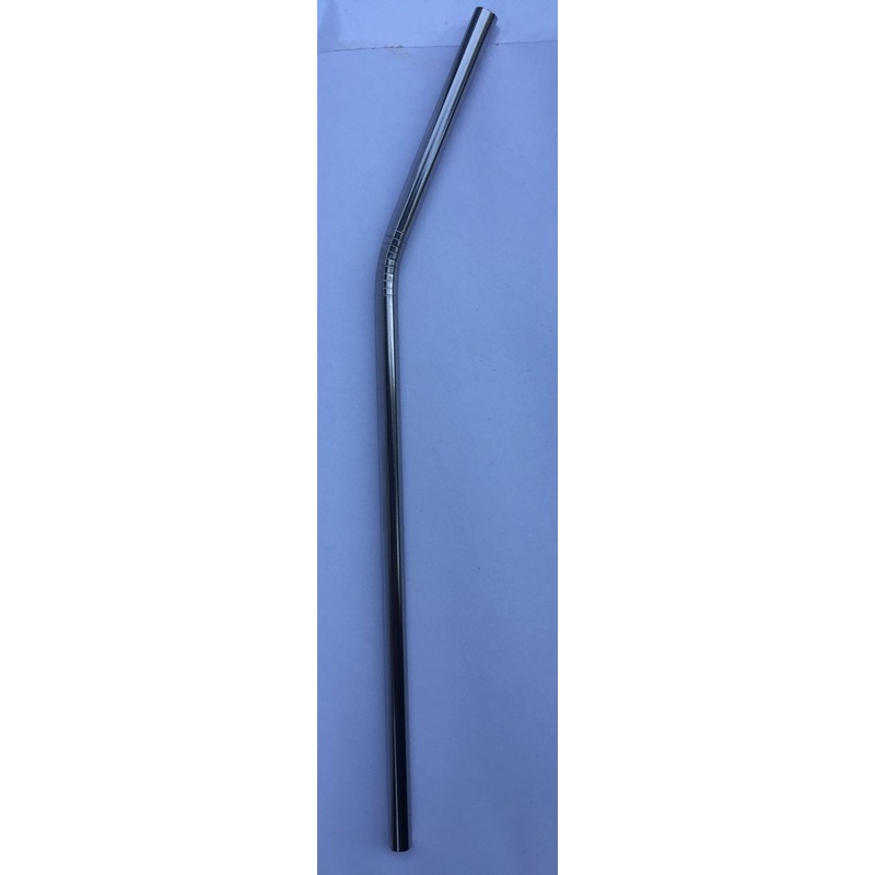 The Last Straw – 8.5″ Bent Stainless Steel Drinking Straw