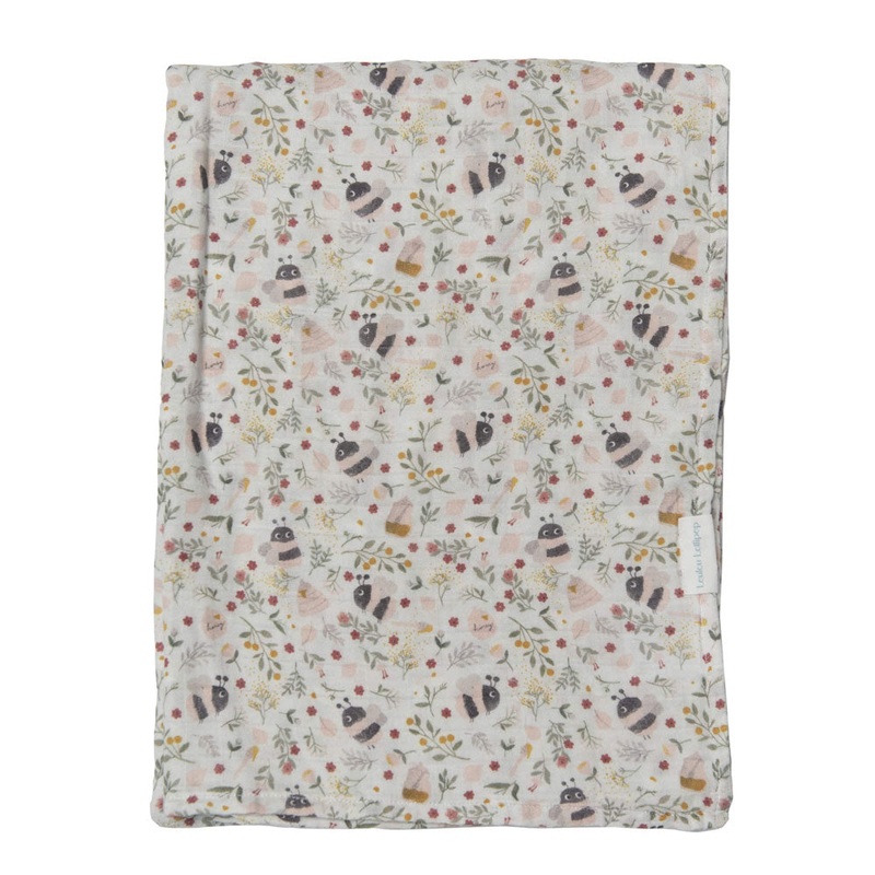 Loulou Lollipop Muslin Swaddle – Bumble Bees