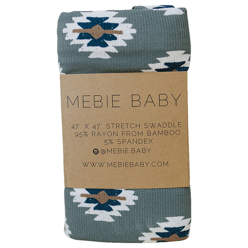 Mebie Baby Ribbed Bamboo Stretch Swaddle – Southwest Aztec