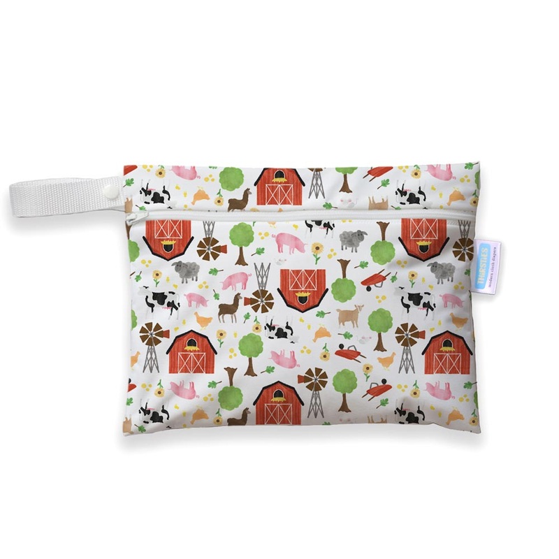 *Thirsties Mini Wet Bag – Farm Life Farm Life