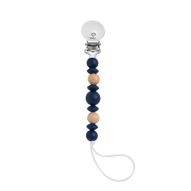 *Loulou Lollipop Luna Pacifier Clip Coral