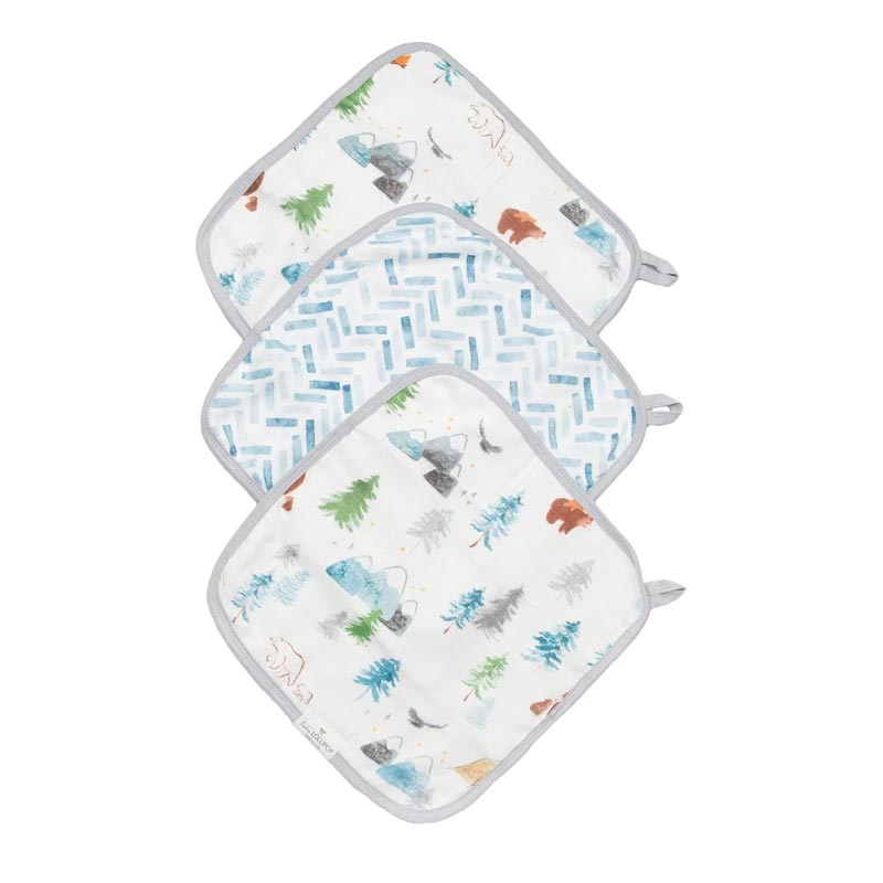 *Loulou Lollipop Washcloth 3-Piece Set Adventure Begins